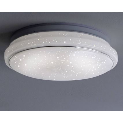 Leuchten Direkt 14742-16 - Plafón LED RGB regulable JUPI LOLASMART LED/18W/230V Tuya 2700-5000K + mando a distancia