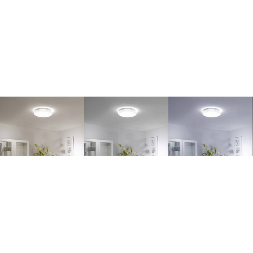 Leuchten Direkt 14742-16 - Plafón LED RGB regulable JUPI LOLASMART LED/18W/230V Tuya 2700-5000K + mando a distancia