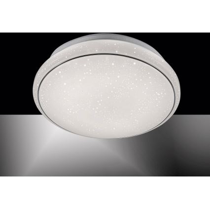 Leuchten Direkt 14742-16 - Plafón LED RGB regulable JUPI LOLASMART LED/18W/230V Tuya 2700-5000K + mando a distancia