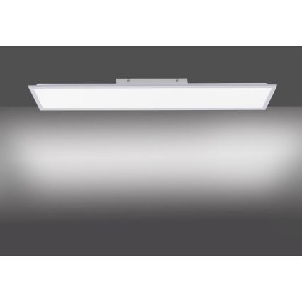 Leuchten Direkt 14757-21- Panel LED regulable de superficie FLAT LED/36W/230V 2700-5000K plata + mando a distancia