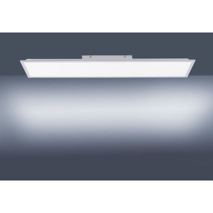 Leuchten Direkt 14757-21- Panel LED regulable de superficie FLAT LED/36W/230V 2700-5000K plata + mando a distancia