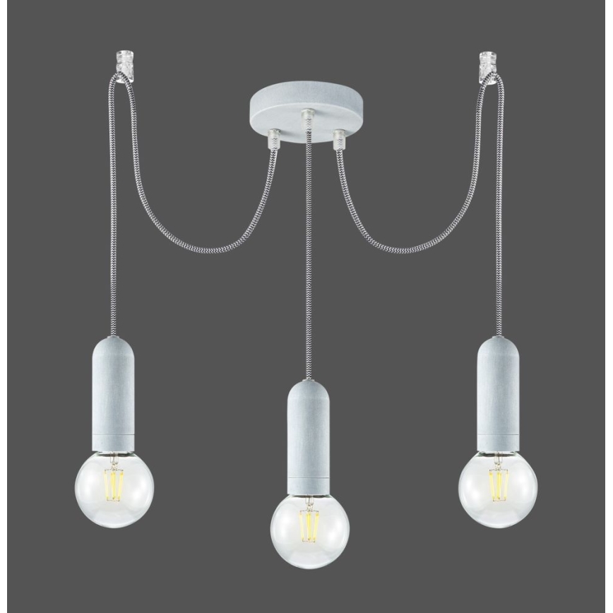 Leuchten Direkt 14776-22 - Lámpara colgante TURN ME 3xE27/60W/230V araña