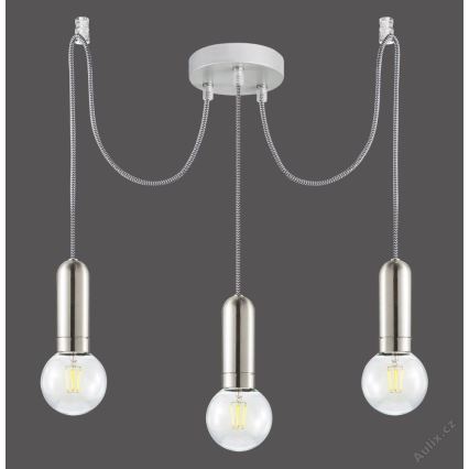Leuchten Direkt 14776-55 - Lámpara colgante TURN ME 3xE27/60W/230V araña