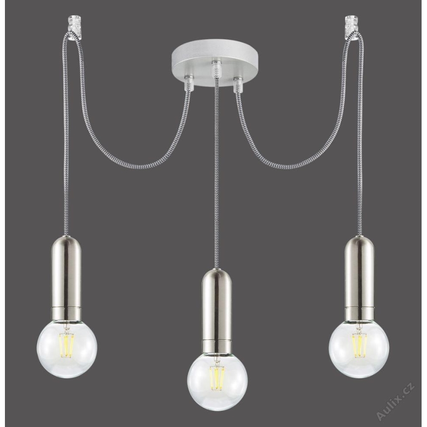 Leuchten Direkt 14776-55 - Lámpara colgante TURN ME 3xE27/60W/230V araña