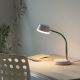 Leuchten Direkt 14825-16 - Lámpara de mesa LED ENISA 1xLED/3,5W/230V gris