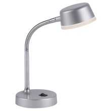 Leuchten Direkt 14825-21 - Lámpara de mesa LED ENISA 1xLED/3,5W/230V plata