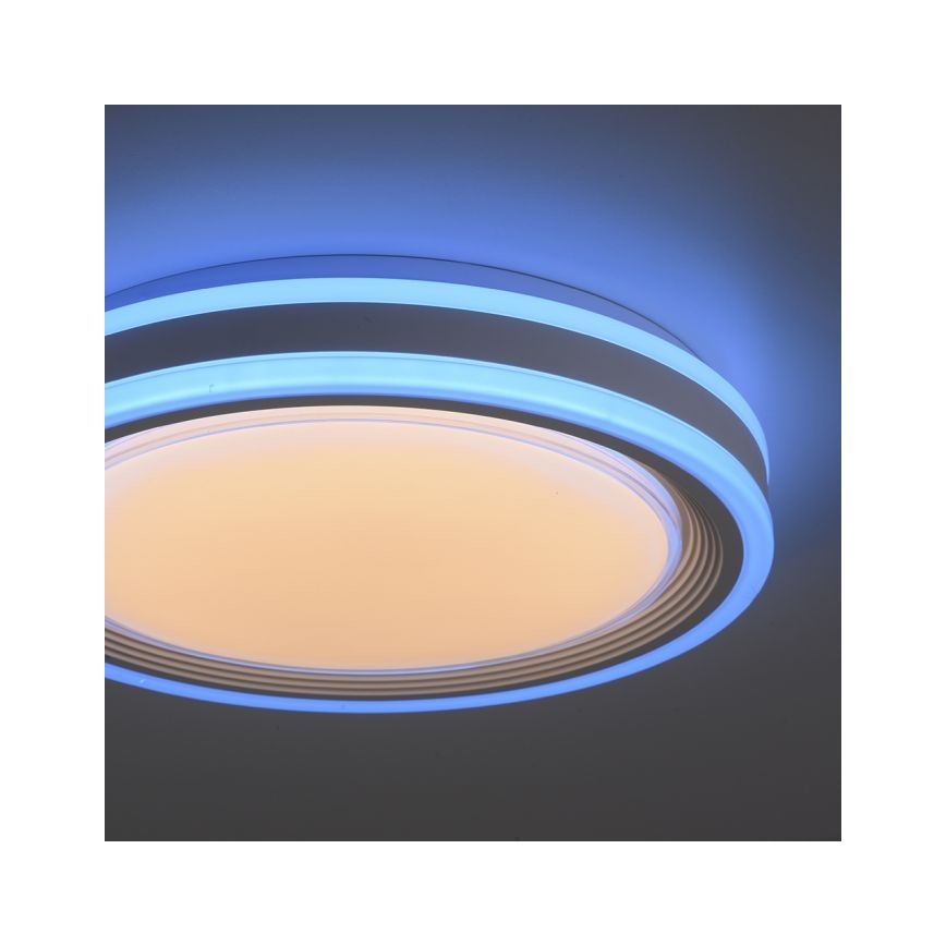 Leuchten Direkt 15152-16 - LED RGBW Lámpara de techo regulable SPHERIC LED/18W/230V + mando a distancia