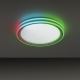 Leuchten Direkt 15154-16 - Plafón LED RGB regulable EDGING LED/39W/230V + mando a distancia
