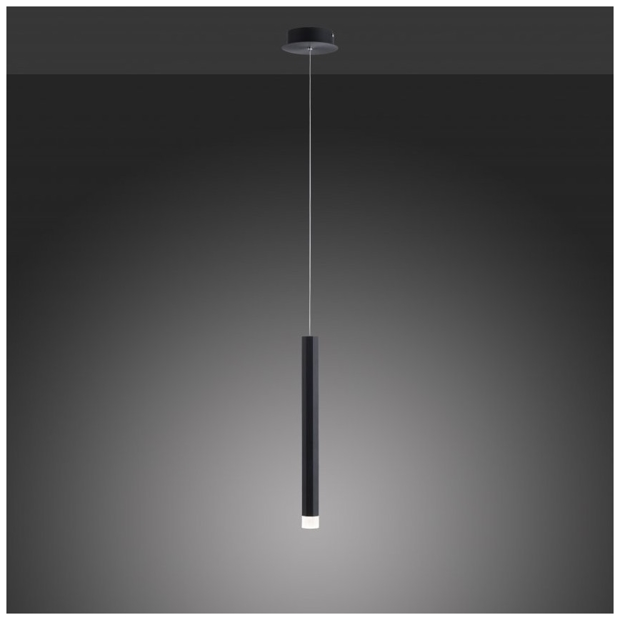 Leuchten Direkt 15202-18 - Lámpara colgante LED BRUNO LED/4,8W/230V negro