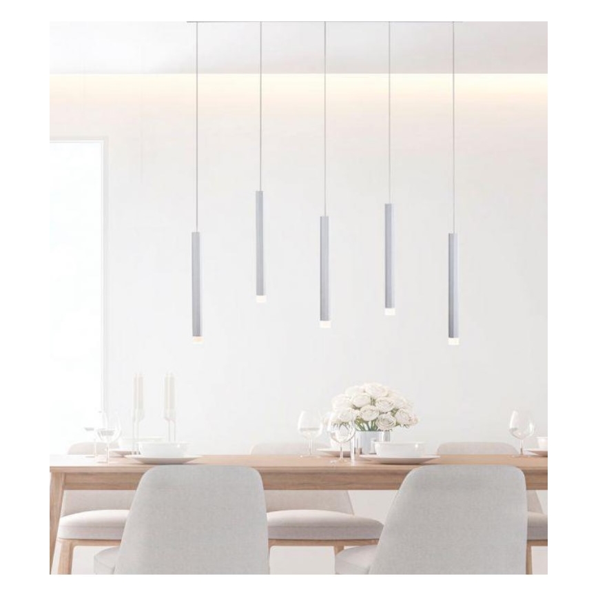 Leuchten Direkt 15205-95 - Lámpara colgante LED BRUNO 5xLED/4,8W/230V