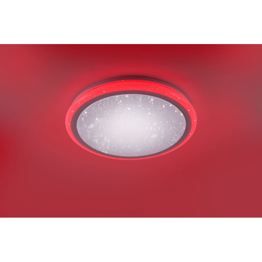 Leuchten Direkt 15220-16 - Plafón LED RGB regulable LUISA LED/28W/230V + mando a distancia