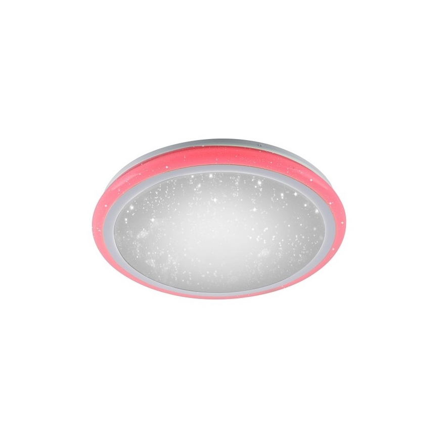 Leuchten Direkt 15220-16 - Plafón LED RGB regulable LUISA LED/28W/230V + mando a distancia