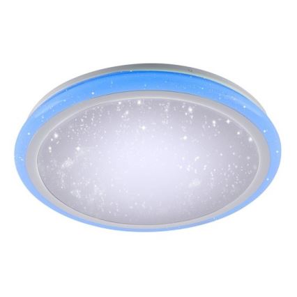 Leuchten Direkt 15220-16 - Plafón LED RGB regulable LUISA LED/28W/230V + mando a distancia