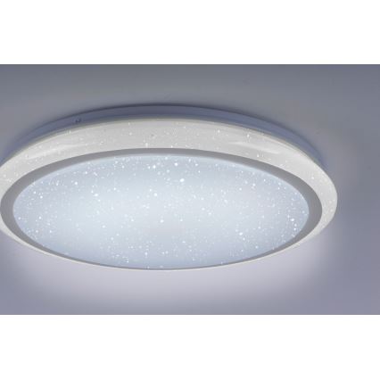 Leuchten Direkt 15220-16 - Plafón LED RGB regulable LUISA LED/28W/230V + mando a distancia