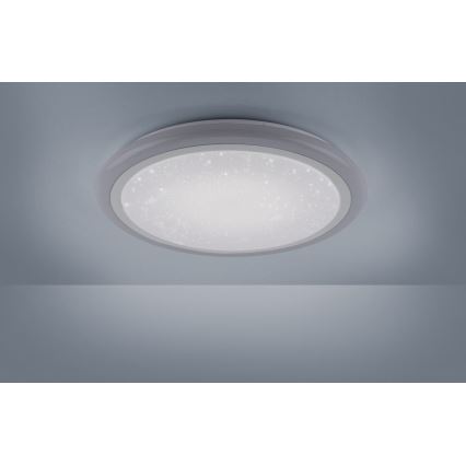 Leuchten Direkt 15230-16 - Plafón LED RGB regulable LUISA LED/42W/230V 3000-6400K + mando a distancia