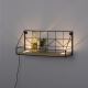 Leuchten Direkt 15277-18 - Estante con luces LED BOARD 2xLED/1,75W/230V 45 cm Eucalyptus