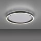 Leuchten Direkt 15391-13 - Plafón LED regulable RITUS LED/20W/230V negro