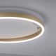 Leuchten Direkt 15391-60 - Plafón LED regulable RITUS LED/20W/230V latón