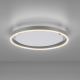 Leuchten Direkt 15391-95 - Plafón LED regulable RITUS LED/20W/230V cromo