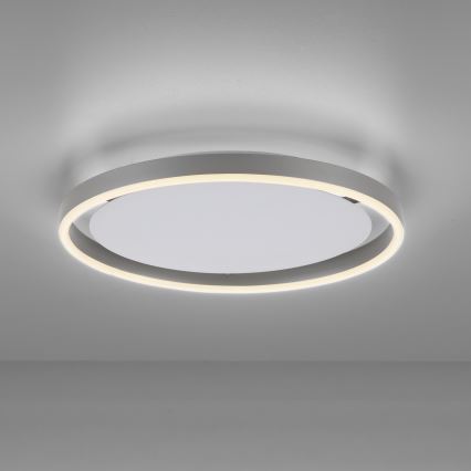 Leuchten Direkt 15391-95 - Plafón LED regulable RITUS LED/20W/230V cromo mate