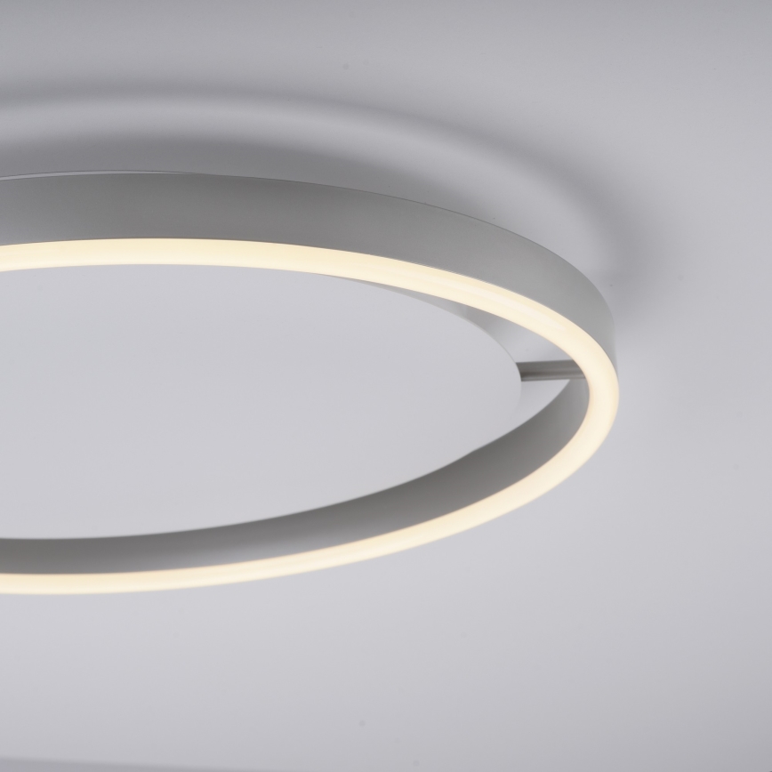 Leuchten Direkt 15391-95 - Plafón LED regulable RITUS LED/20W/230V cromo mate