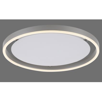 Leuchten Direkt 15391-95 - Plafón LED regulable RITUS LED/20W/230V cromo mate