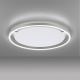 Leuchten Direkt 15392-95 - Plafón LED regulable RITUS LED/30W/230V cromo