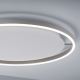 Leuchten Direkt 15392-95 - Plafón LED regulable RITUS LED/30W/230V cromo
