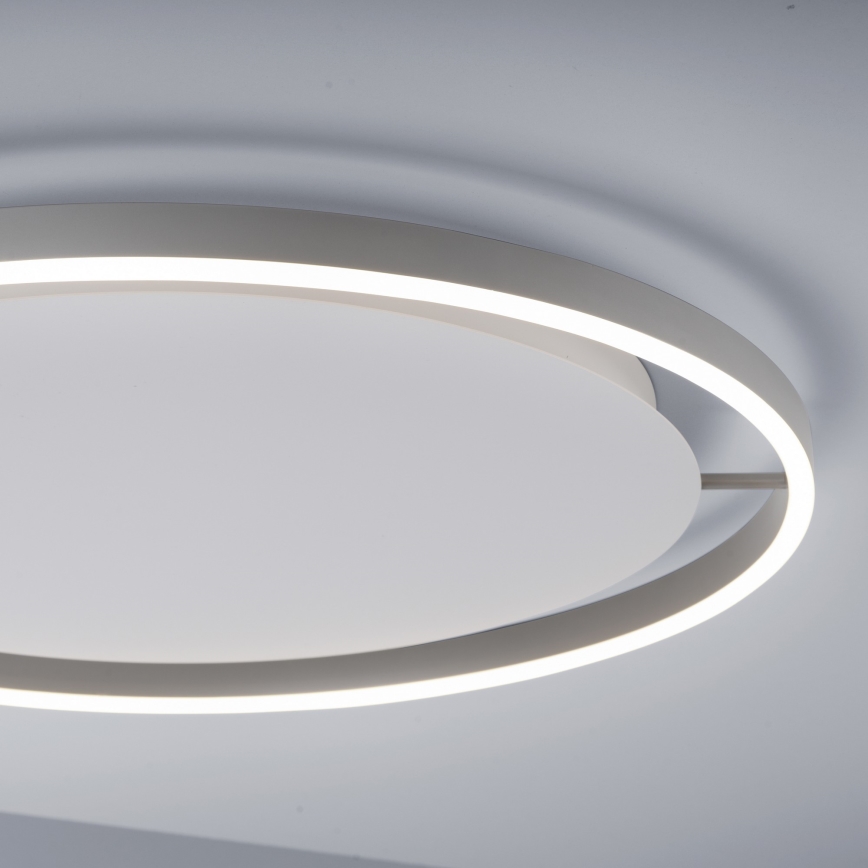 Leuchten Direkt 15392-95 - Plafón LED regulable RITUS LED/30W/230V cromo mate