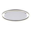 Leuchten Direkt 15392-95 - Plafón LED regulable RITUS LED/30W/230V cromo mate