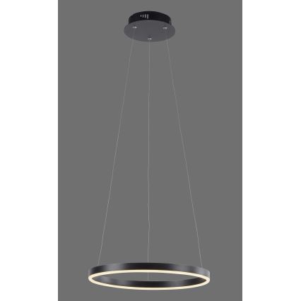 Leuchten Direkt 15393-13 - Lámpara de araña LED regulable RITUS LED/20W/230V negro