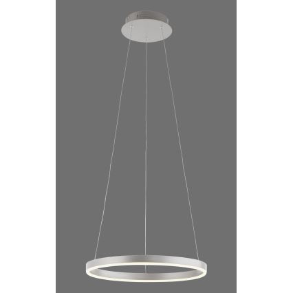Leuchten Direkt 15393-95 - Lámpara de araña LED regulable RITUS LED/20W/230V cromo mate