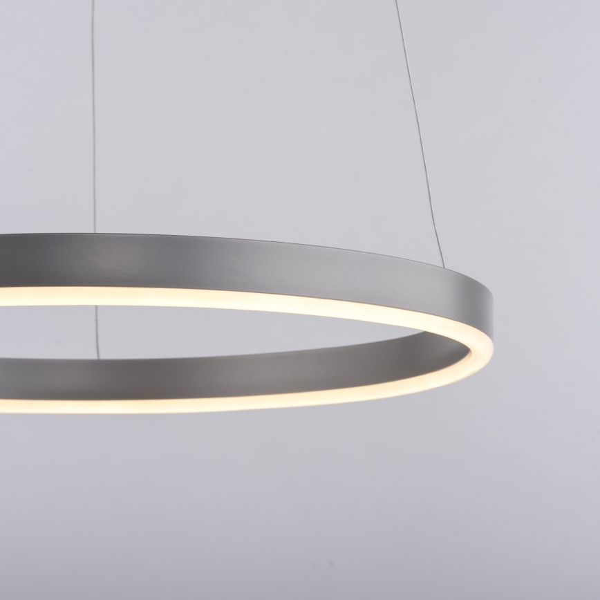 Leuchten Direkt 15393-95 - Lámpara de araña LED regulable RITUS LED/20W/230V cromo mate