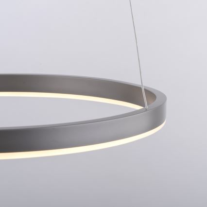 Leuchten Direkt 15393-95 - Lámpara de araña LED regulable RITUS LED/20W/230V cromo mate