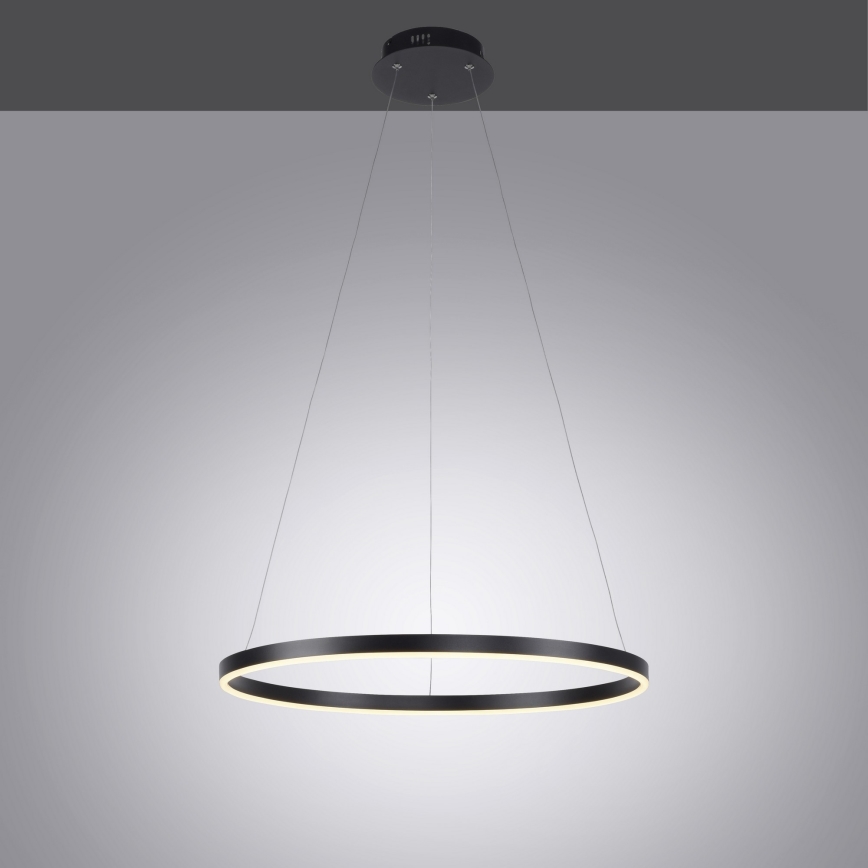 Leuchten Direkt 15394-13 - Lámpara de araña LED regulable RITUS LED/30W/230V negro