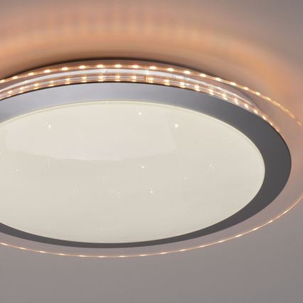 Leuchten Direkt 15411-21- Plafón LED RGB regulable CYBA LED/26W/230V