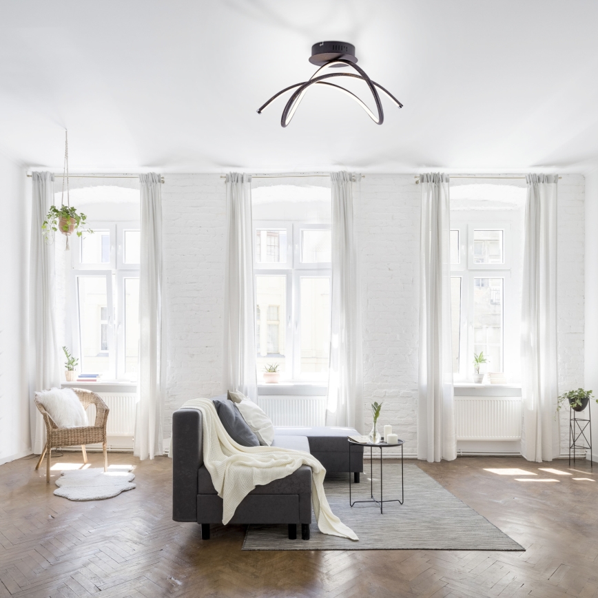 Leuchten Direkt 15441-48 - Lámpara de techo LED VIOLETTA LED/26W/230V