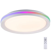 Leuchten Direkt 15544-16 - Plafón LED RGB regulable RIBBON LED/15W/230V