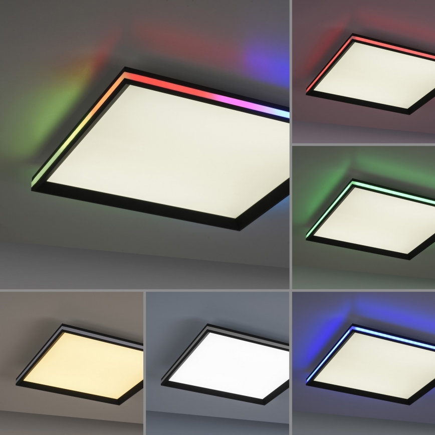 Leuchten Direkt 15556-18 - Plafón regulable RGBW GALACTICA LED/32W/230V 2700-5000K + control remoto