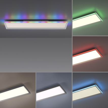 Leuchten Direkt 15557-16 - Lámpara de techo LED RGB regulable GALACTICA LED/40W/230V + mando a distancia