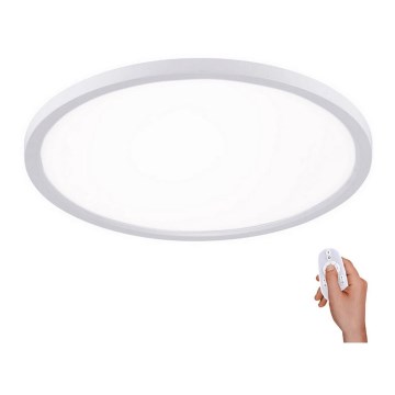 Leuchten Direkt 15571-16 - Plafón LED regulable FLAT LED/23,5W/230V 2700-5000K + mando a distancia