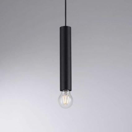 Leuchten Direkt 15618-18 - Lámpara colgante BRUNA 3xE27/60W/230V negro