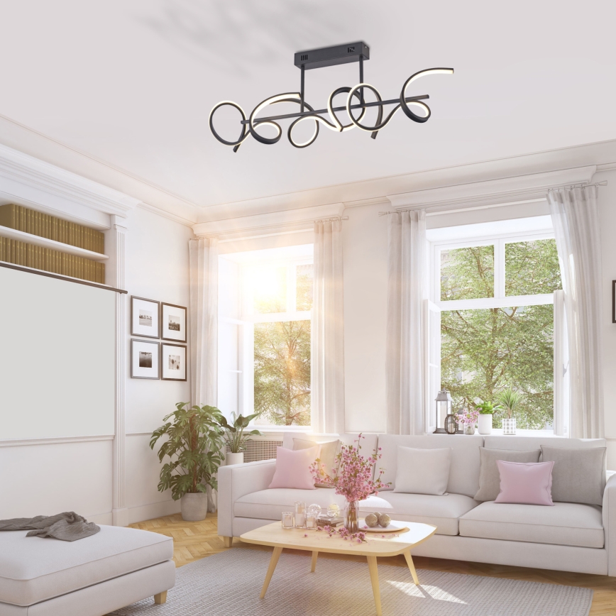 Leuchten Direkt 19032-18 - LED Lámpara colgante regulable CURLS 3xLED/25,8W/230V