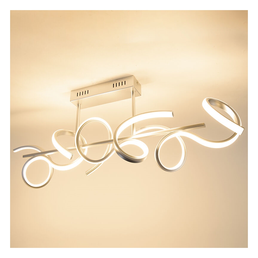 Leuchten Direkt 19032-21 - Lámpara de suspensión LED regulable CURLS LED/25,8W/230V