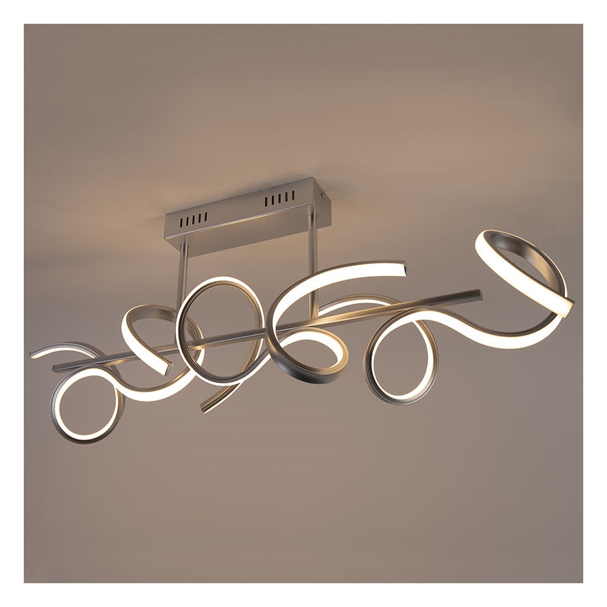 Leuchten Direkt 19032-21 - Lámpara de suspensión LED regulable CURLS LED/25,8W/230V