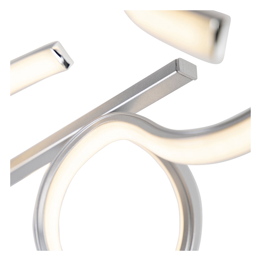 Leuchten Direkt 19032-21 - Lámpara de suspensión LED regulable CURLS LED/25,8W/230V