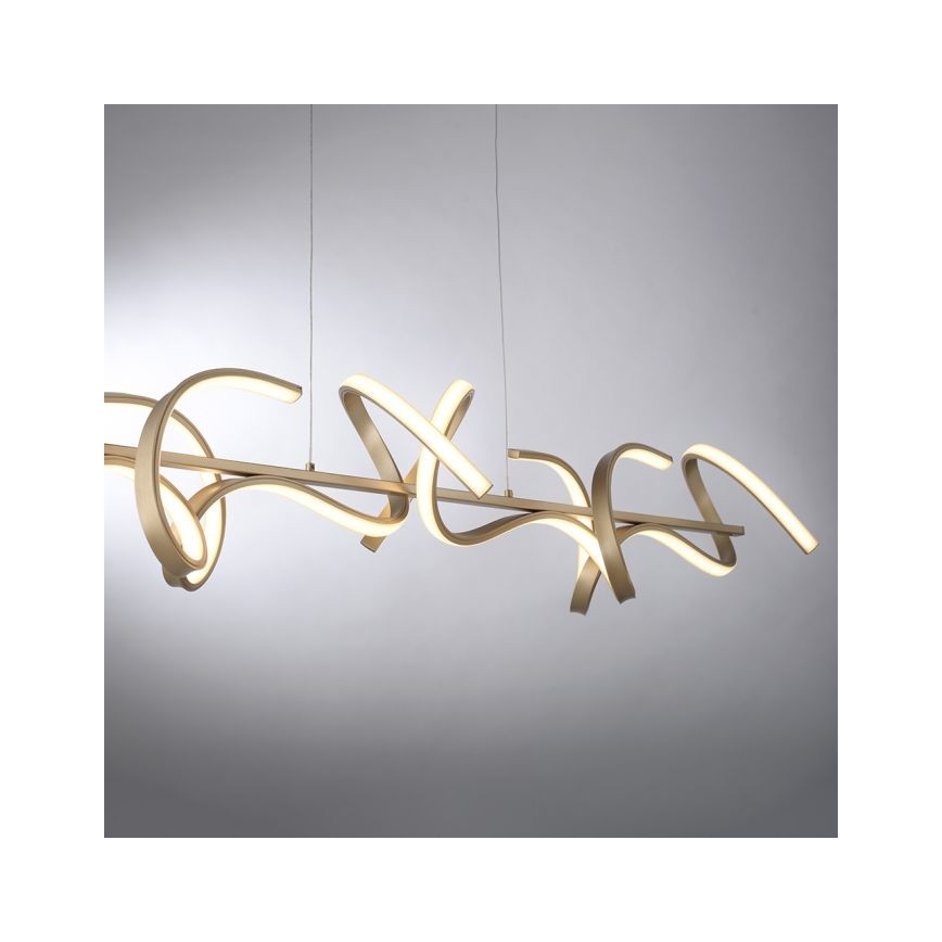 Leuchten Direkt 19033-60 - Lámpara de techo LED regulable con cable CURLS LED/40,8W/230V
