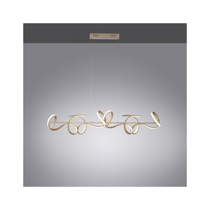 Leuchten Direkt 19033-60 - Lámpara de techo LED regulable con cable CURLS LED/40,8W/230V