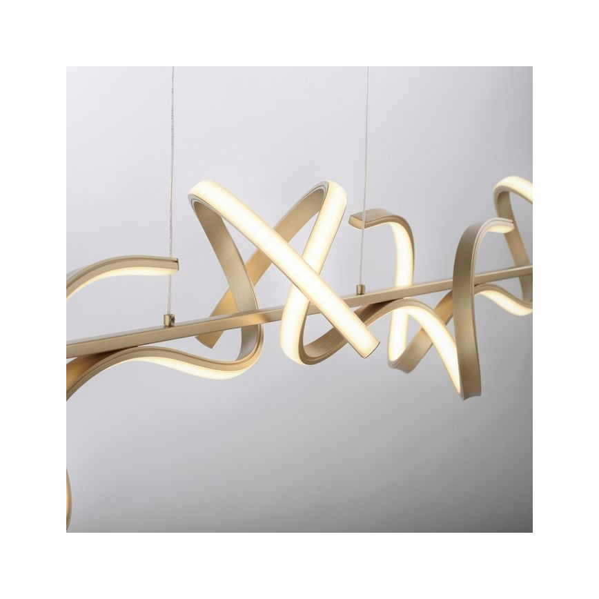 Leuchten Direkt 19033-60 - Lámpara de techo LED regulable con cable CURLS LED/40,8W/230V