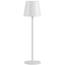 Leuchten Direkt 19250-16 - Lámpara de mesa LED recargable y regulable para exteriores EURIA LED/3W/5V IP54 blanco